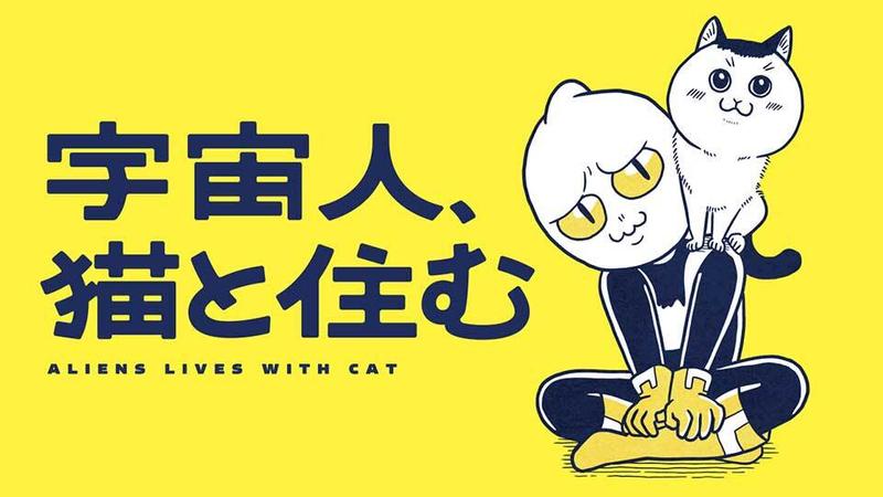 宇宙人、猫と住む